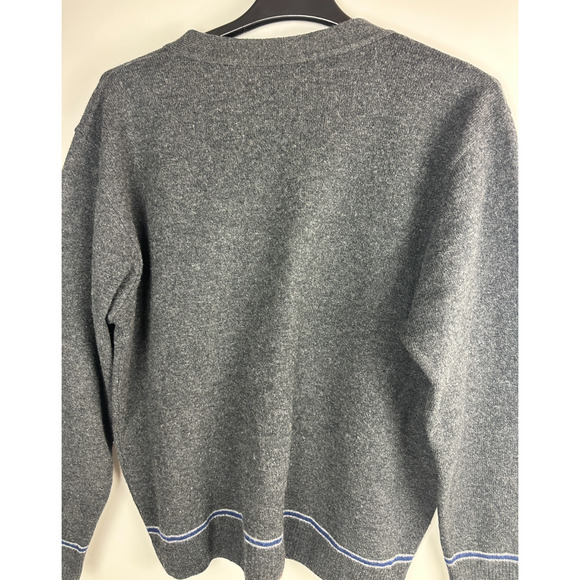 Harry Potter Wizarding World Cardigan Sweater Ravenclaw Lambswool Charcoal Gray - Picture 9 of 13
